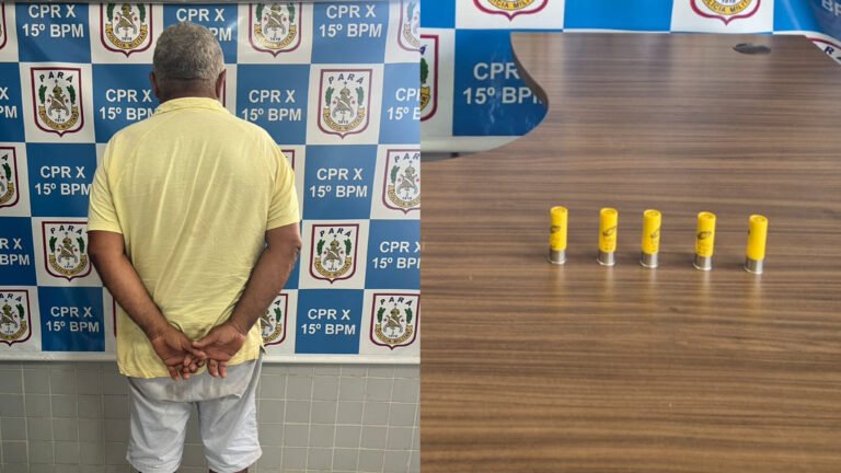 Motorista envolvido em acidente fatal é detido com munições e conduzido à delegacia em Itaituba