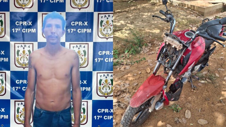 Motocicleta furtada em Santarém é recuperada em Rurópolis; Suspeito estava foragido do sistema prisional