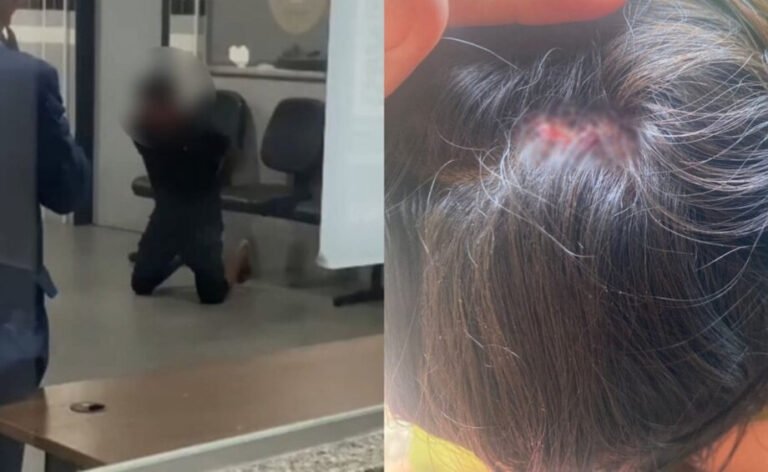 VÍDEO; Homem é preso após agredir ex-companheira com coronhadas em Itaituba