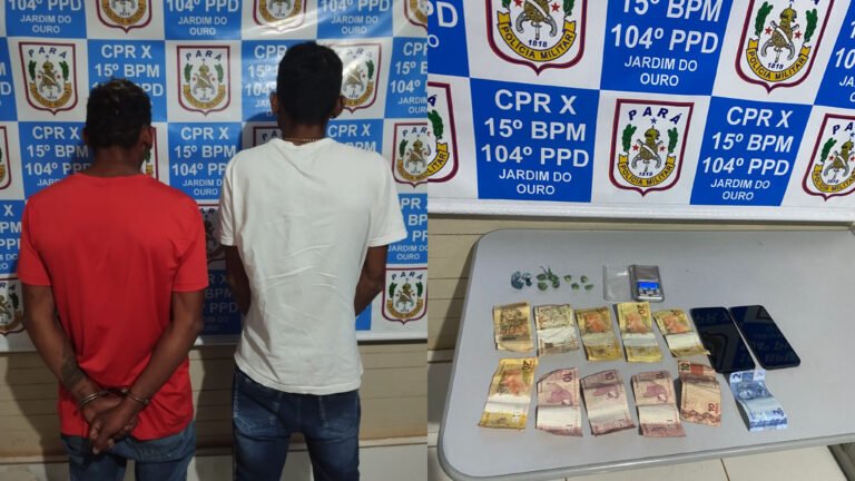 Polícia apreende drogas, dinheiro e balança de precisão durante abordagem no Jardim do Ouro