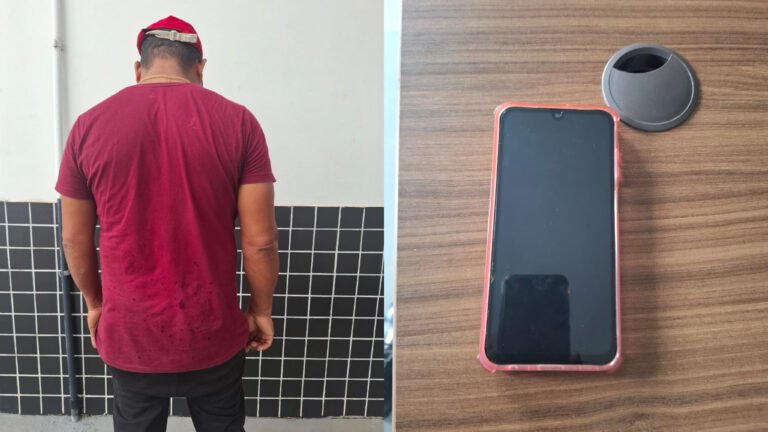 Suspeito de furto é preso com celular subtraído no Distrito de Miritituba