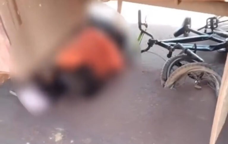 VÍDEO; Mulher morre após ser atropelada por caminhão em Campo Verde, em Itaituba