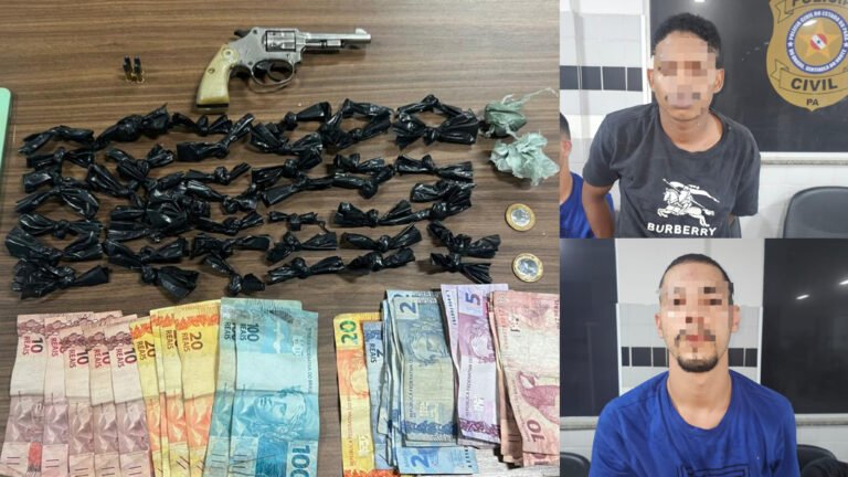 Polícia Militar prende dois homens por tráfico de drogas durante Operação Hércules II em Itaituba