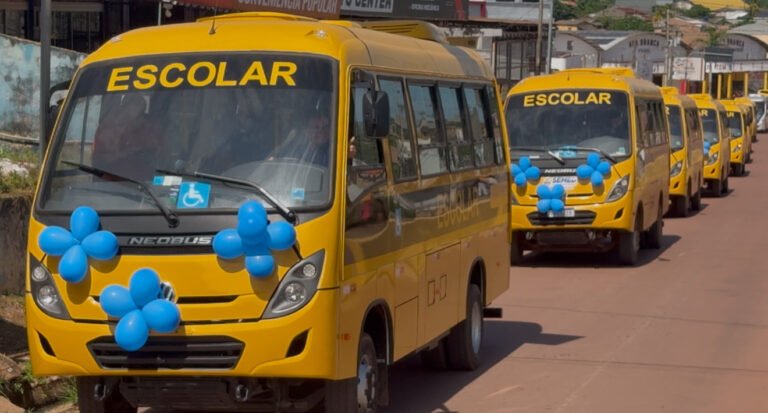 VÍDEO; Itaituba recebe 10 novos micro-ônibus escolares para reforçar o transporte estudantil