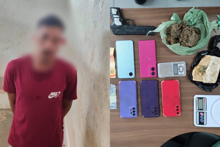 Homem é preso por tráfico após tentar fugir e dispensar bolsa com drogas no Bairro da Paz