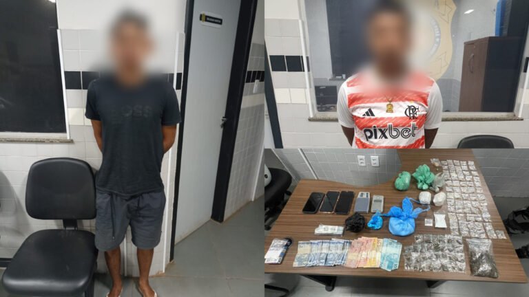 PM prende dois suspeitos por tráfico de drogas em Itaituba