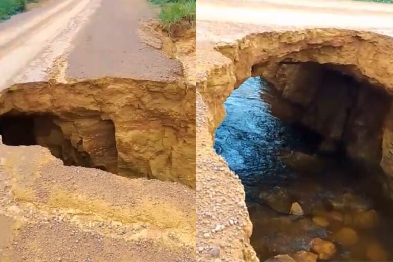 VÍDEO; BR-230 apresenta risco de interdição após chuvas intensas no km 308