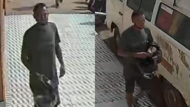 VÍDEO; Homem furta capacetes na orla de Itaituba e ação é registrada por câmeras