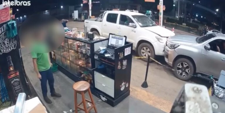 VÍDEO; Motorista provoca sequência de colisões e espalha pânico na madrugada em Santarém