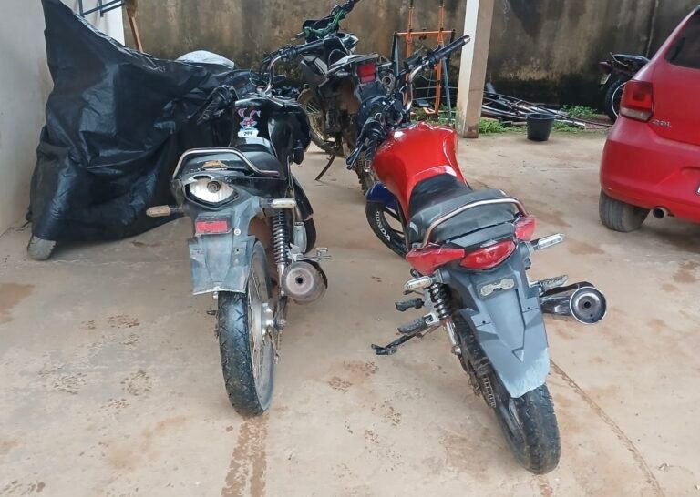 Motoqueiros fogem após flagrante de direção perigosa e perturbação do sossego em Trairão