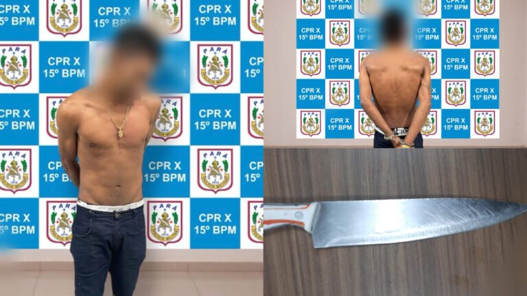 Homem é detido com faca durante a Operação Tolerância Zero em Itaituba