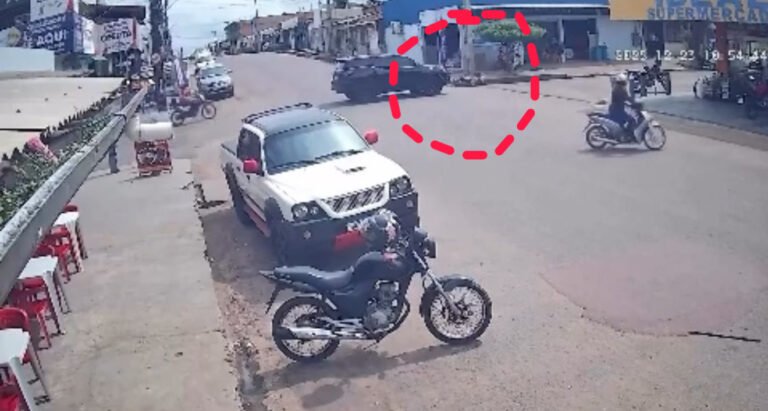 VÍDEO; Acidente no Bairro Bela Vista deixa motociclista ferido em Itaituba