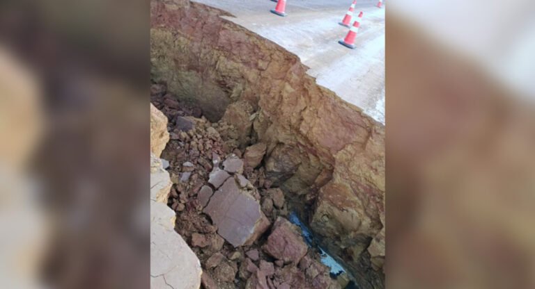 BR-230 se rompe no km 308 após fortes chuvas e deixa trecho totalmente interditado