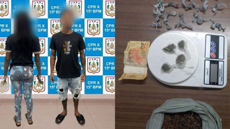 Motopatrulhamento Águia prende homem e apreende menor por tráfico de drogas em Itaituba