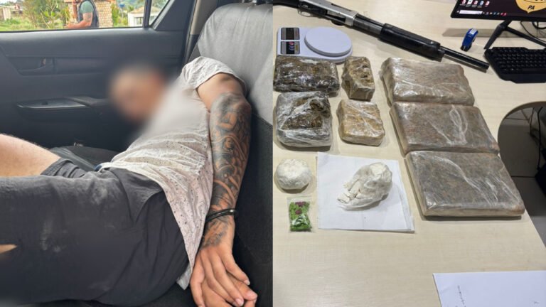Polícia desmantela ponto de facção e apreende drogas e armas em Altamira