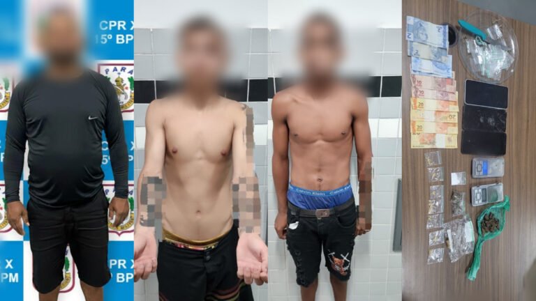 PM apreende drogas em duas ocorrências distintas em bairros de Itaituba