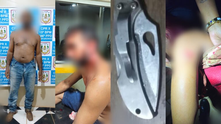 Homem é preso após esfaquear duas pessoas durante briga em bar no distrito de Crepurizinho