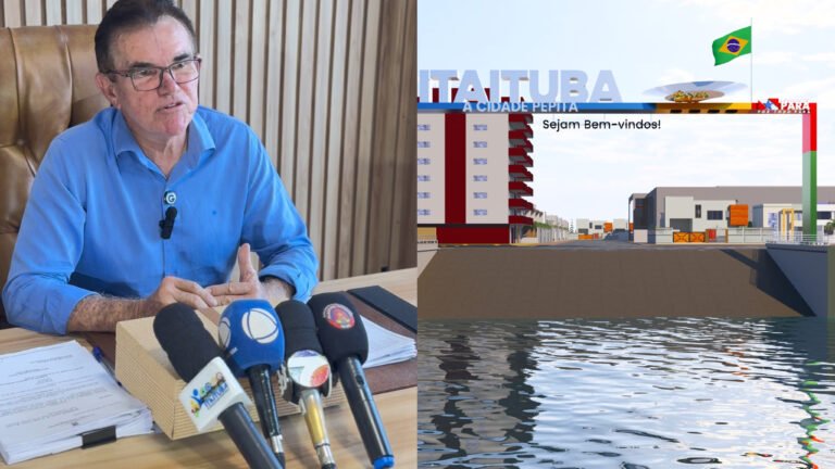 VÍDEO; Prefeito anuncia rateio de R$ 42 milhões para servidores da educação e apresenta projeto para a orla de Itaituba