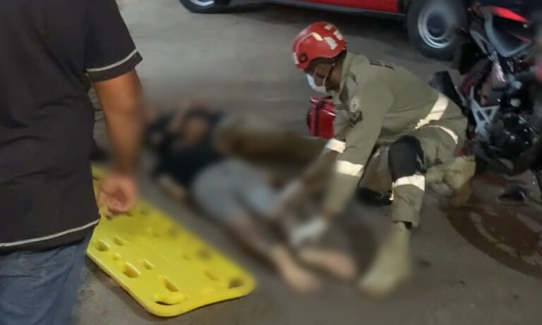 VÍDEO; Acidente de trânsito deixa dois feridos em Itaituba durante a madrugada