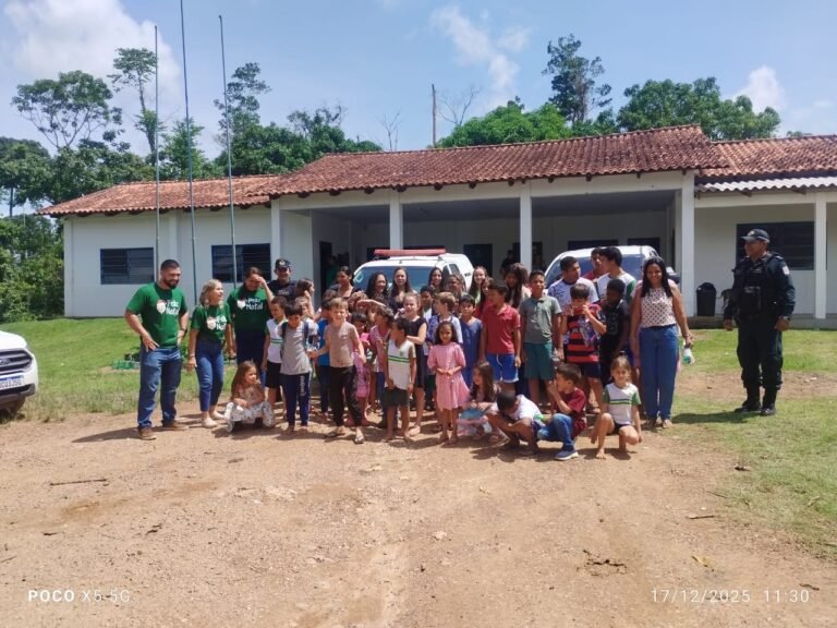 Ação solidária leva alegria a crianças do Assentamento Santa Júlia, em Novo Progresso