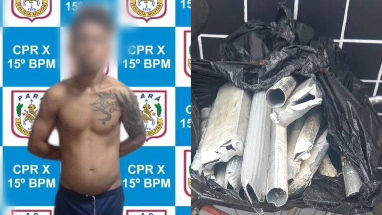 VÍDEO; Menor Infrator é apreendido após furto em galpão no bairro Bela Vista, em Itaituba