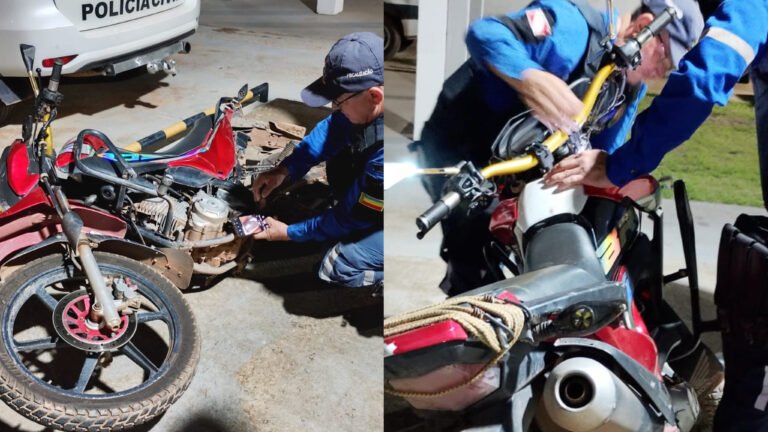 VÍDEO; COMTRI identifica motocicleta adulterada e caso é encaminhado à Polícia Civil em Itaituba