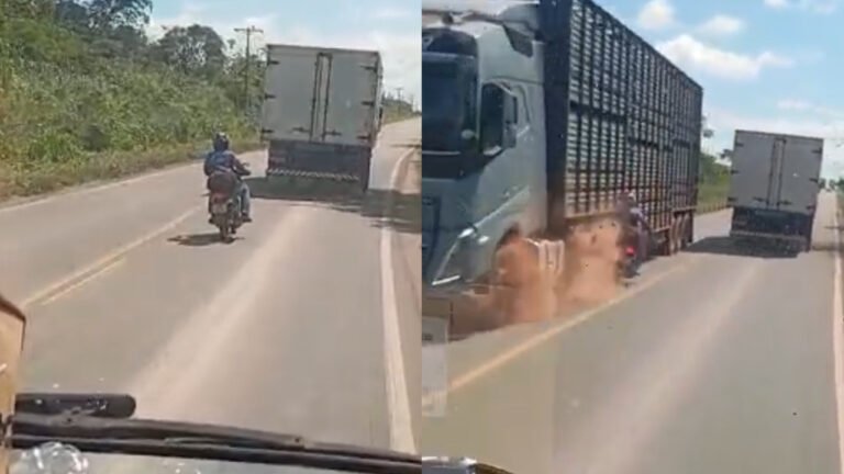 VÍDEO; Acidente durante ultrapassagem é registrado na BR-155, entre Eldorado do Carajás e Marabá
