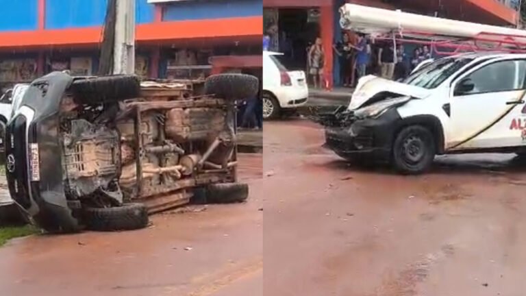 VÍDEO; Colisão entre dois veículos mobiliza equipes na 29ª Rua com a Raimundo Preto