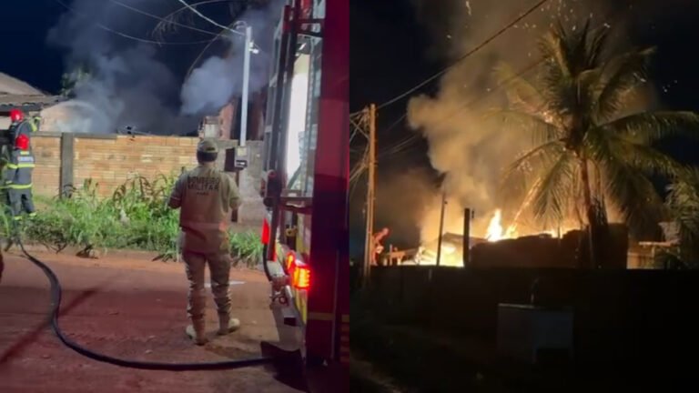 VÍDEO; Incêndio atinge apartamento anexo à casa de ex-vereador em Miritituba