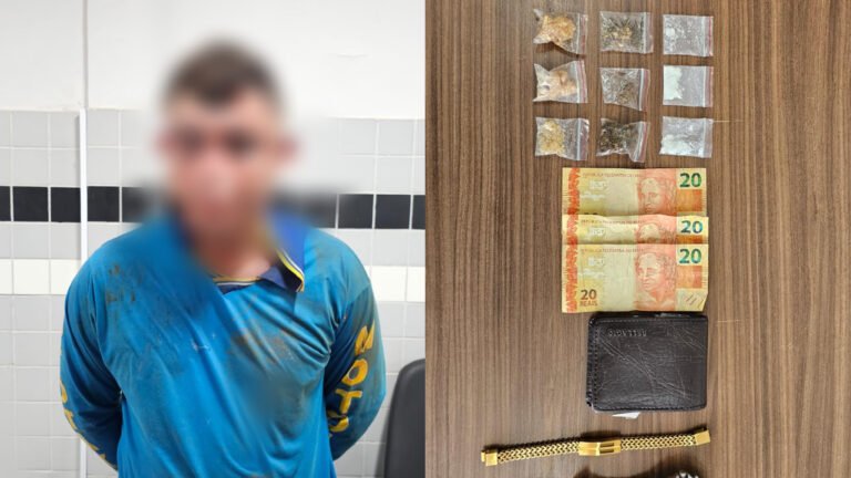 Homem é preso com drogas após perseguição policial em Itaituba