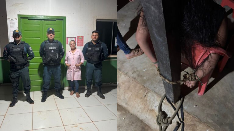 Mulher em surto é atendida pela Polícia Militar e equipe de saúde em vila de Itaituba