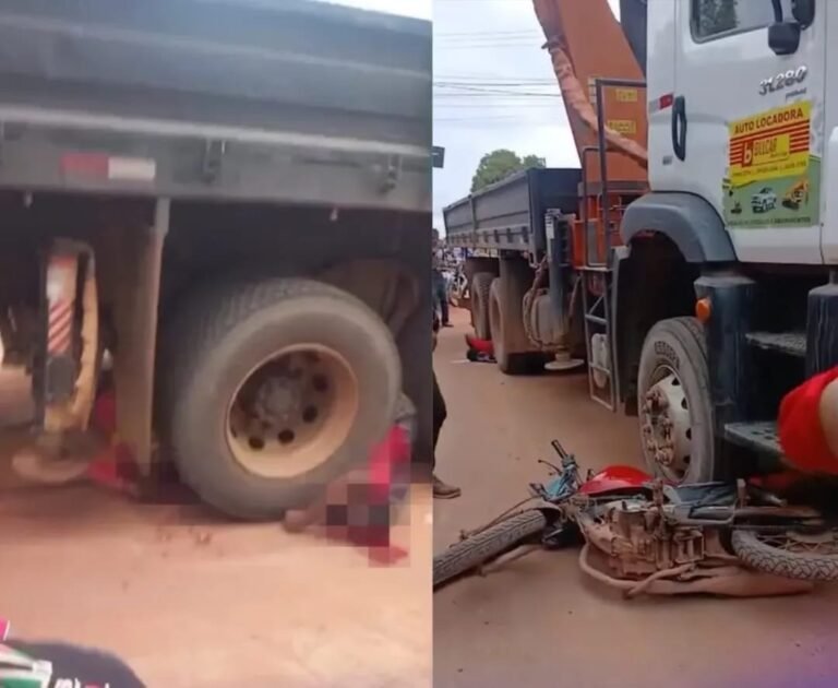 Mototaxista e passageiro morrem após acidente com caminhão em Santarém
