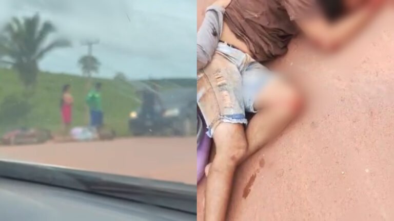 VÍDEO; Colisão na BR-230 deixa duas pessoas feridas próximo a Miritituba