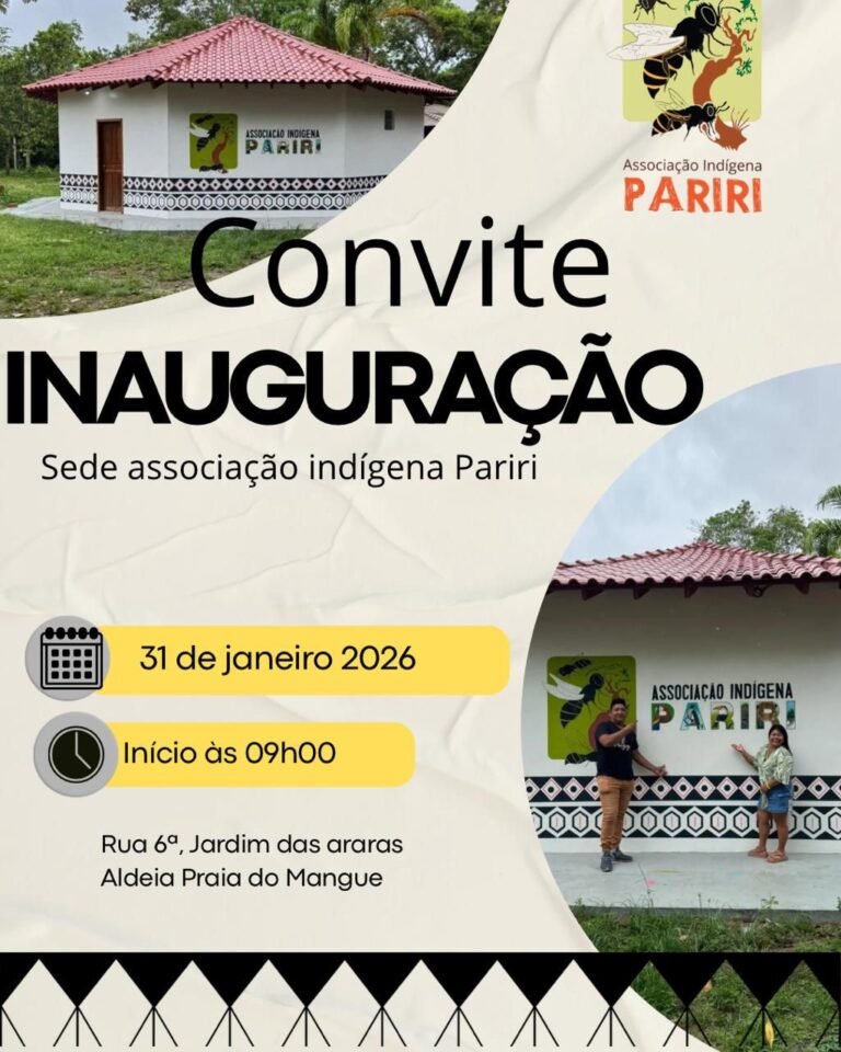 VÍDEO; Associação Indígena Pariri inaugura primeira sede após mais de 25 anos de luta