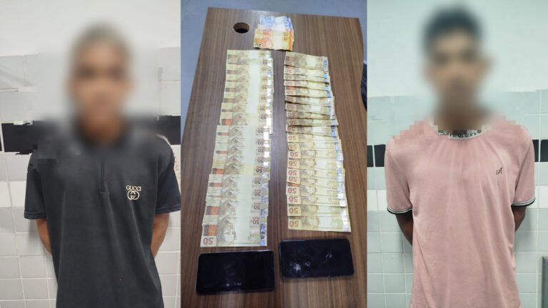 Polícia Militar apreende cédulas falsas e conduz suspeitos à delegacia em Itaituba