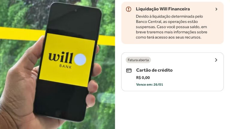 Liquidação do Will Bank paralisa serviços e acende alerta para clientes e investidores