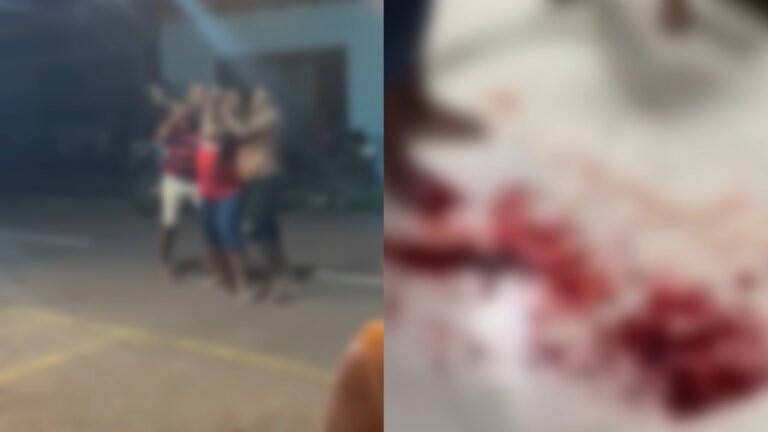 VÍDEO; Briga entre cunhados termina com homem ferido e condução à delegacia de Itaituba 