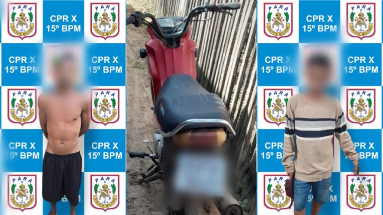 Dupla é conduzida à delegacia após ocorrência de furto durante Operação Tolerância Zero em Itaituba 