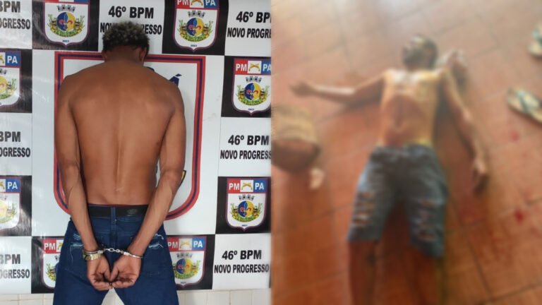 Homem é preso após esfaquear vítima por dívida de R$ 30 em Novo Progresso
