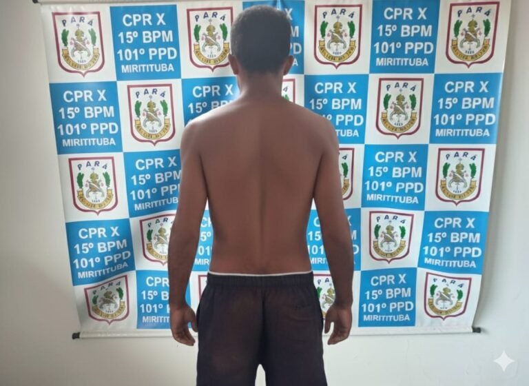 Suspeito é preso após invadir residência e ameaçar família em Miritituba