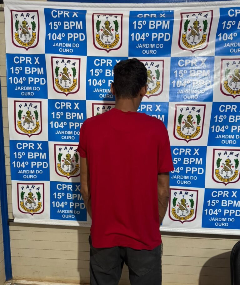 Homem foragido da Justiça é capturado pela Polícia Militar na zona rural de Itaituba