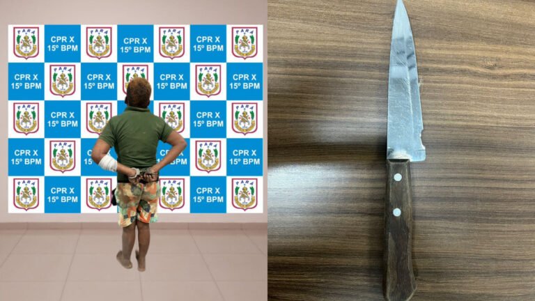 VÍDEO; Mulher é detida após ameaçar vítima com faca na orla de Itaituba