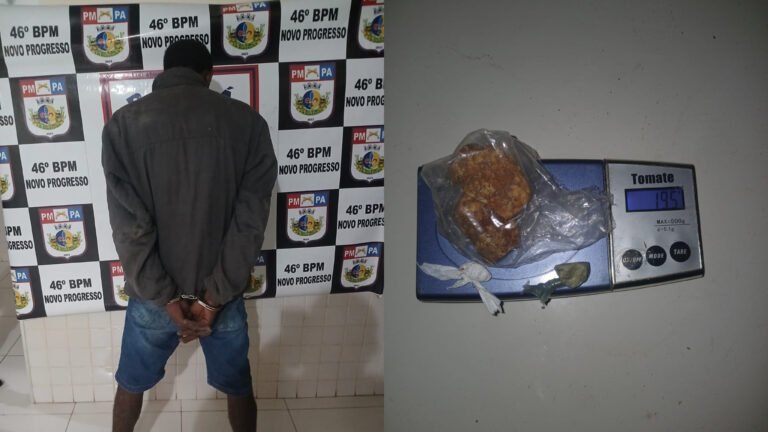 Tráfico de drogas termina com prisão durante operação em Novo Progresso