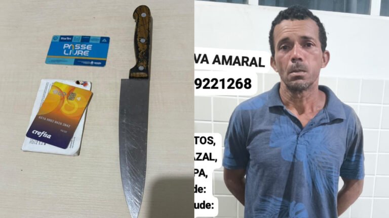 VÍDEO; Suspeito é preso após tentar assaltar ônibus na Avenida Fernando Guilhon, em Santarém