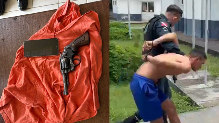 VÍDEO; Intervenção da PM termina com um morto e captura de foragido em Tucuruí