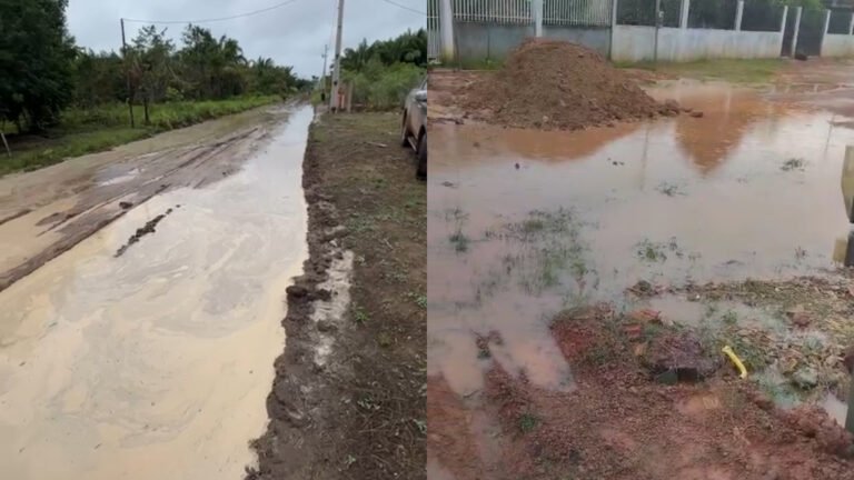 VÍDEO; Comunidade do km 28 sofre com ruas intrafegáveis e cobra ação imediata da Prefeitura de Itaituba