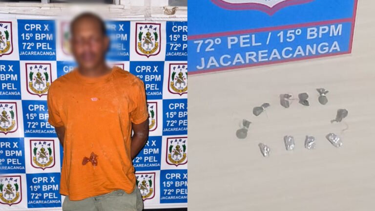 Suspeito é preso com entorpecentes durante abordagem policial em Jacareacanga