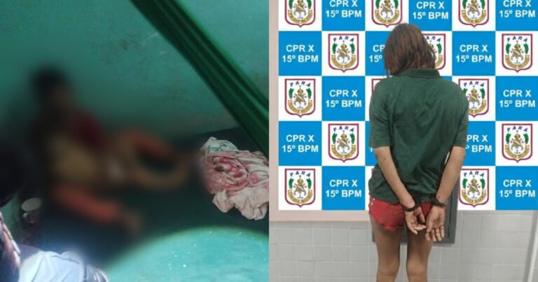 VÍDEO; Mulher é presa por agredir marido com faca e crianças são resgatadas de situação insalubre em Itaituba