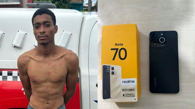 VÍDEO; Homem é preso após furtar celular de loja e tentar fugir em Tucuruí