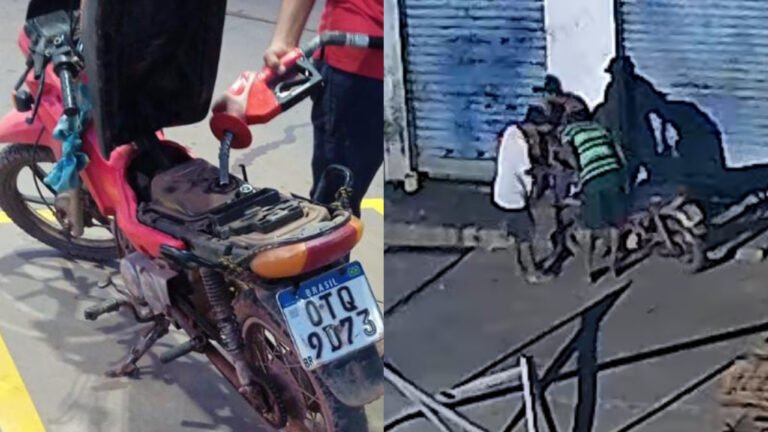 VÍDEO; Motocicleta é furtada em pátio de posto de combustíveis na Orla de Itaituba